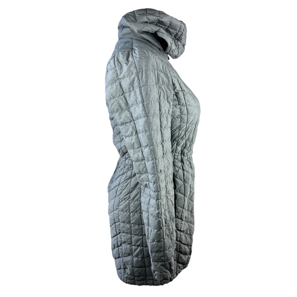 The North Face ThermoBall Parka Jacket Gray Puffer Hooded Outdoor Women's Medium - Picture 13 of 16